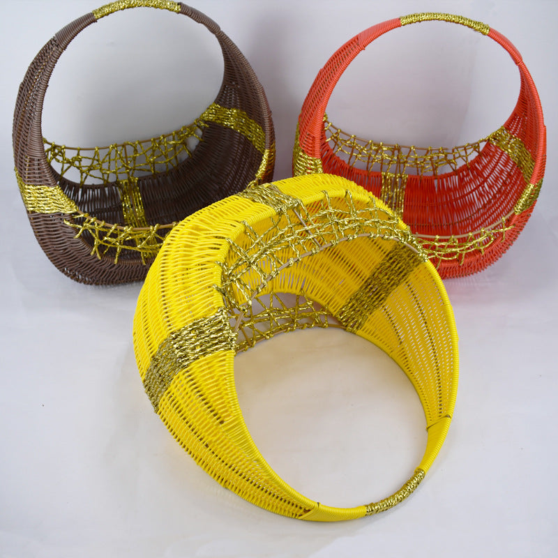 Artistic Woven Decorative Basket