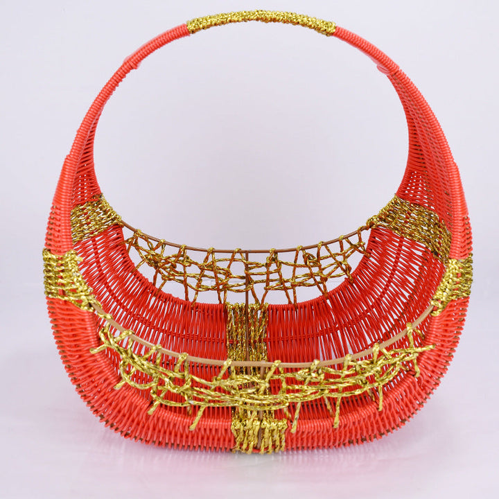 Artistic Woven Decorative Basket