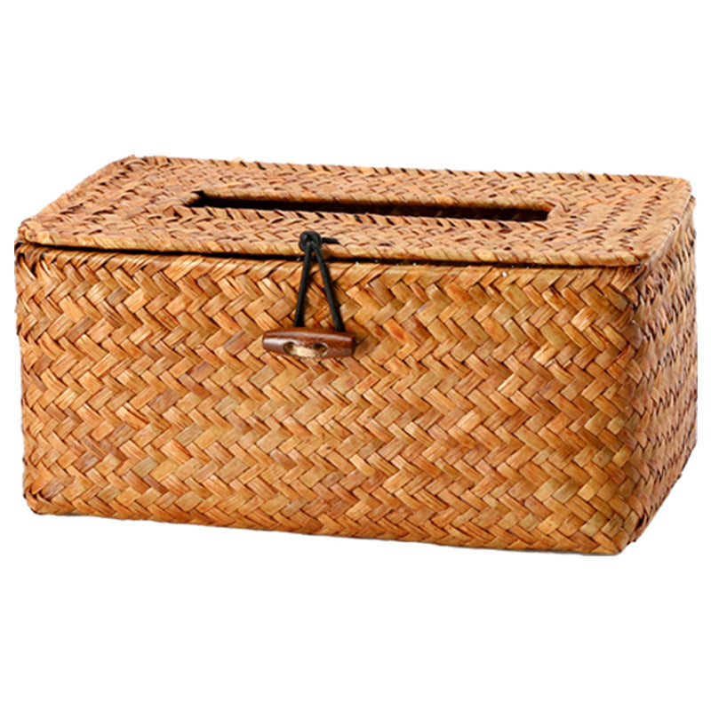 Handmade Woven Tissue Box Cover