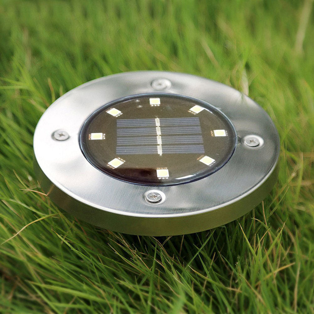Solar-powered house number light