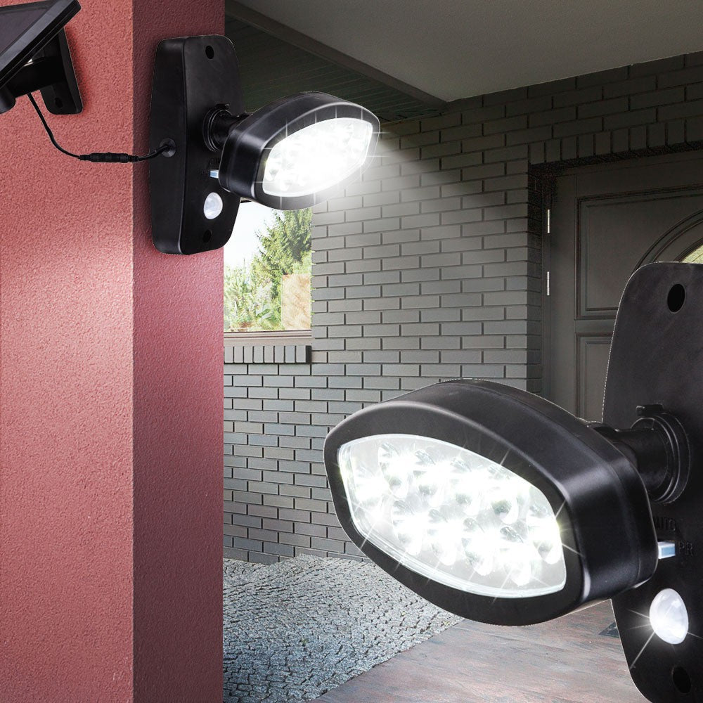 Solar-powered decorative path lights