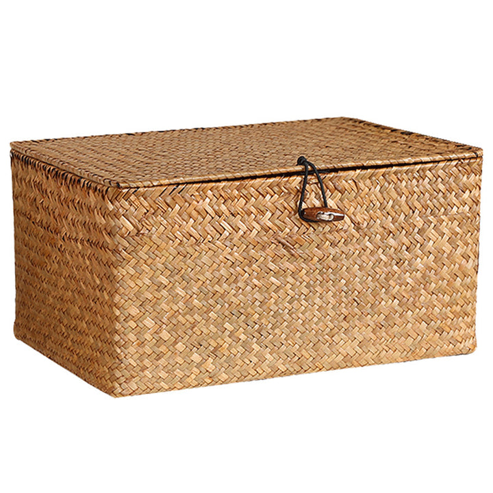 Handcrafted Natural Woven Storage Chest