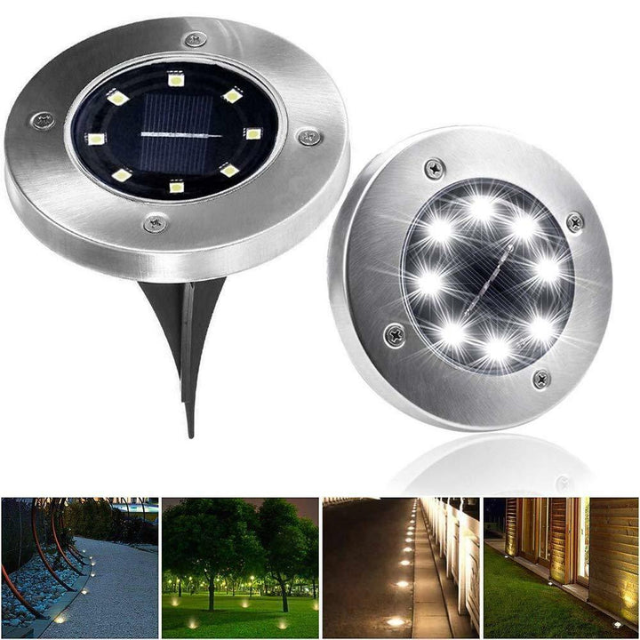 Solar-powered house number sign lighting