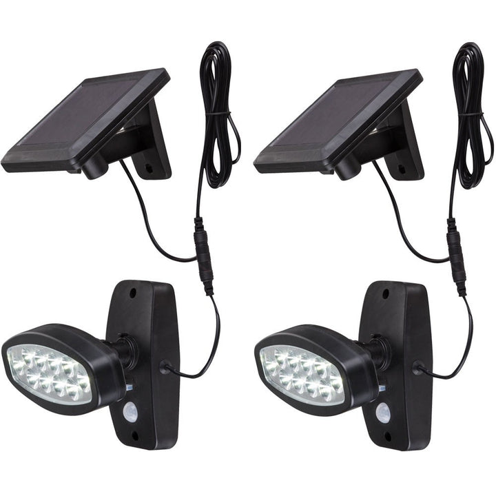 Solar-powered decorative path lights