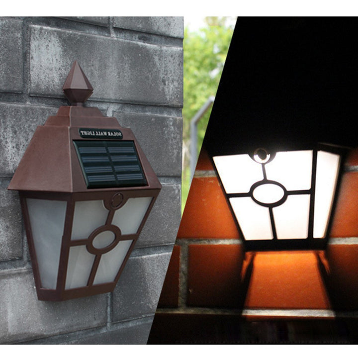 Solar-powered ground light for the garden