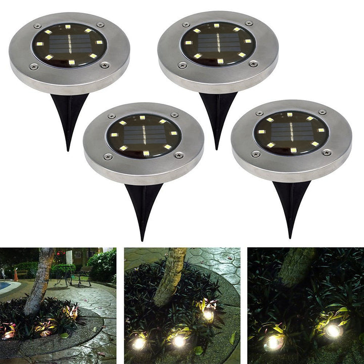 Solar-powered house number light