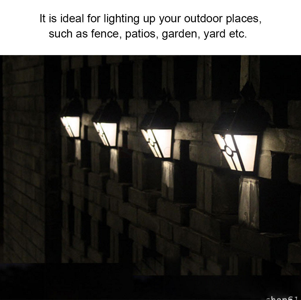 Solar-powered ground light for the garden