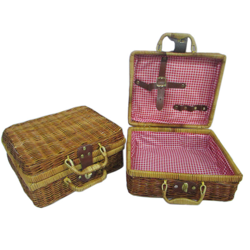 Handcrafted Wicker Storage Basket Set