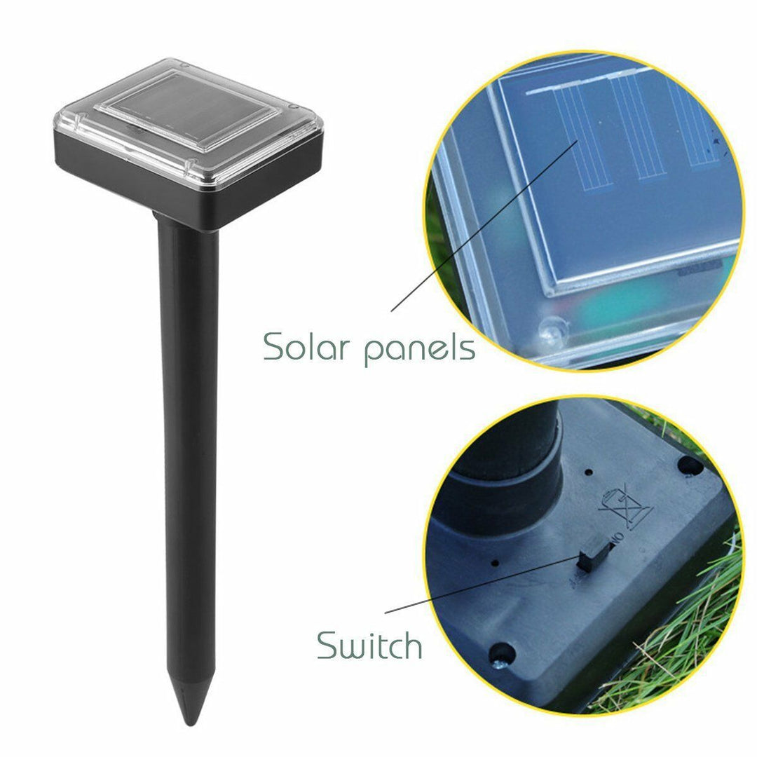 Solar-powered LED recessed light