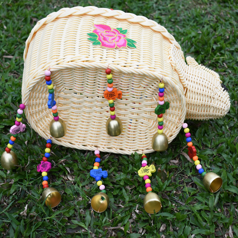 Decorative Animal-Shaped Woven Hanging Basket