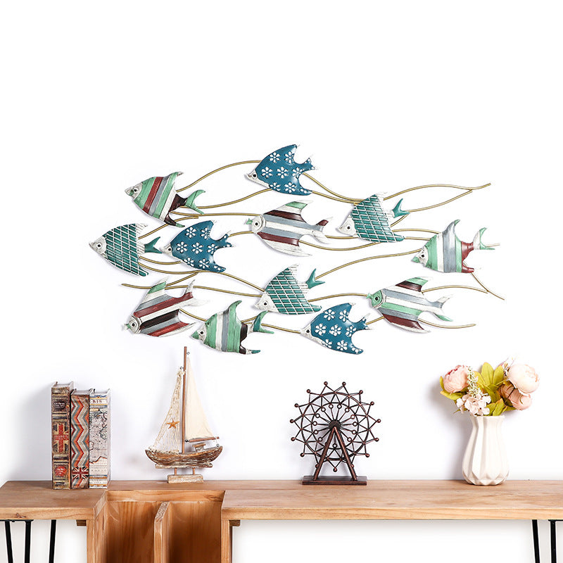 Decorative Metal Fish Wall Art