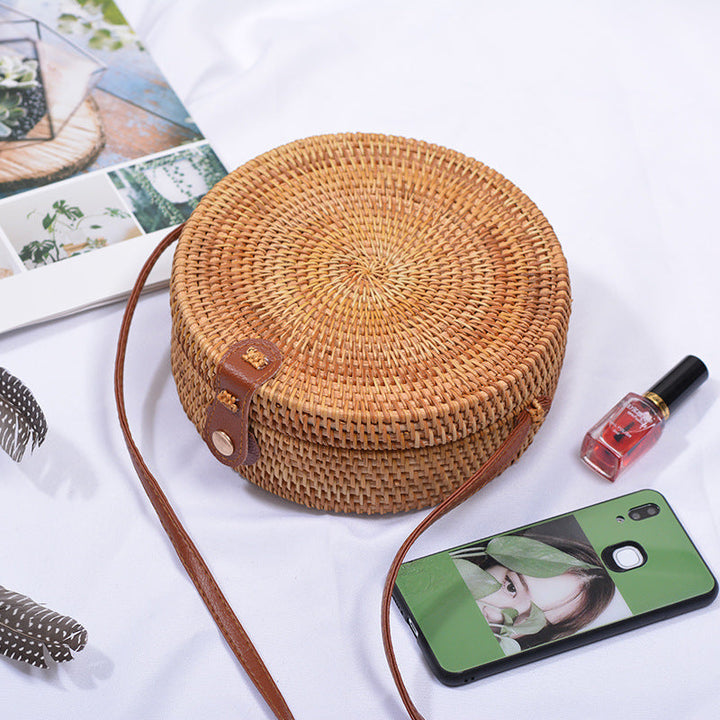 Round Basket Bag