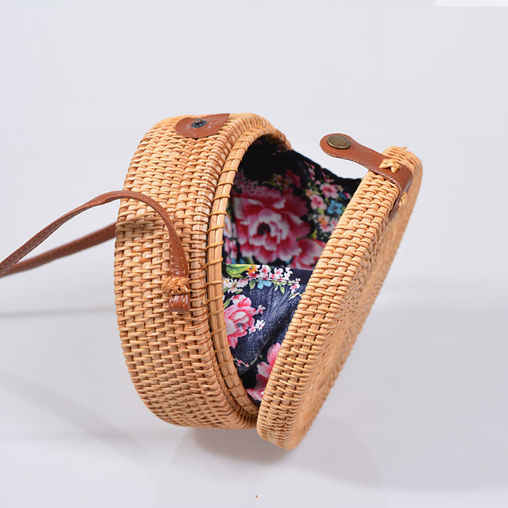 Round Basket Bag