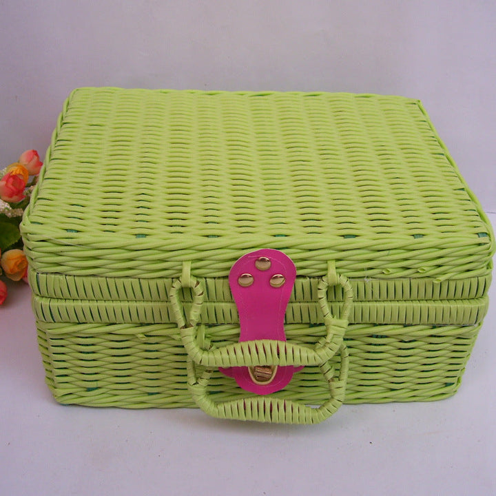 Versatile Handwoven Wicker Storage Box