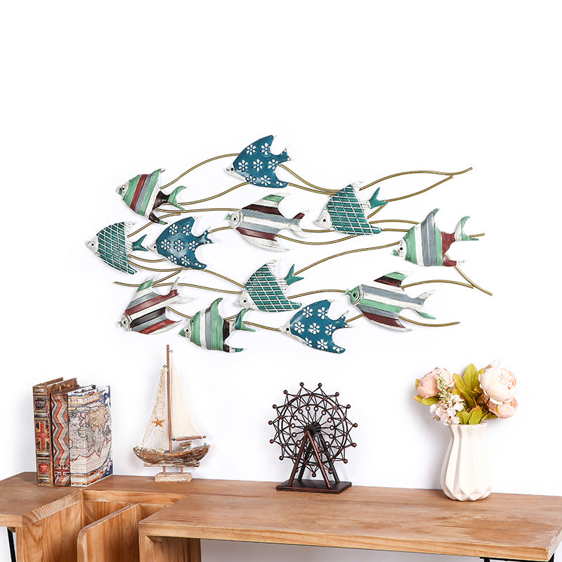 Decorative Metal Fish Wall Art