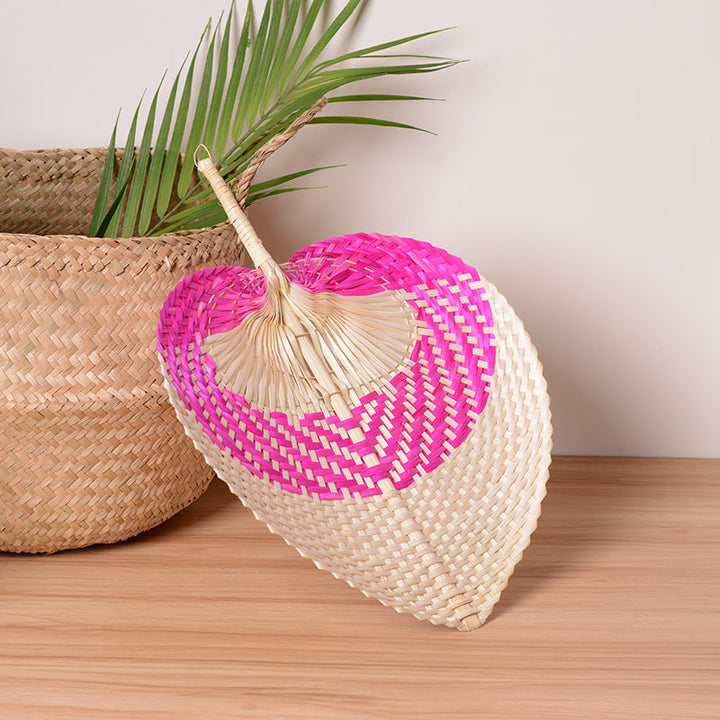 Handcrafted fan made from natural materials