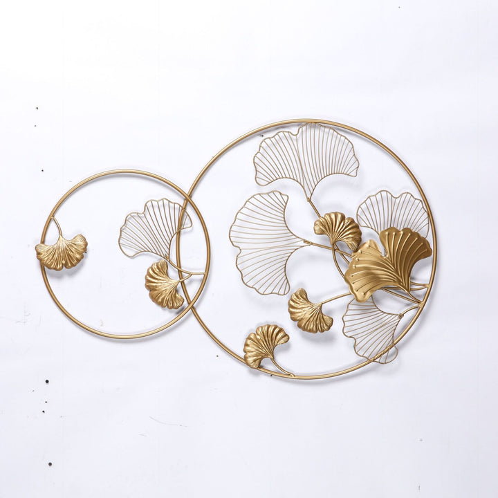 Elegant Ginkgo Leaf Wall Art Sculpture