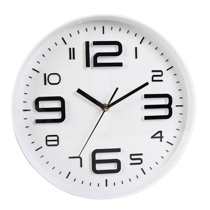 Wall clock with large dial and modern design