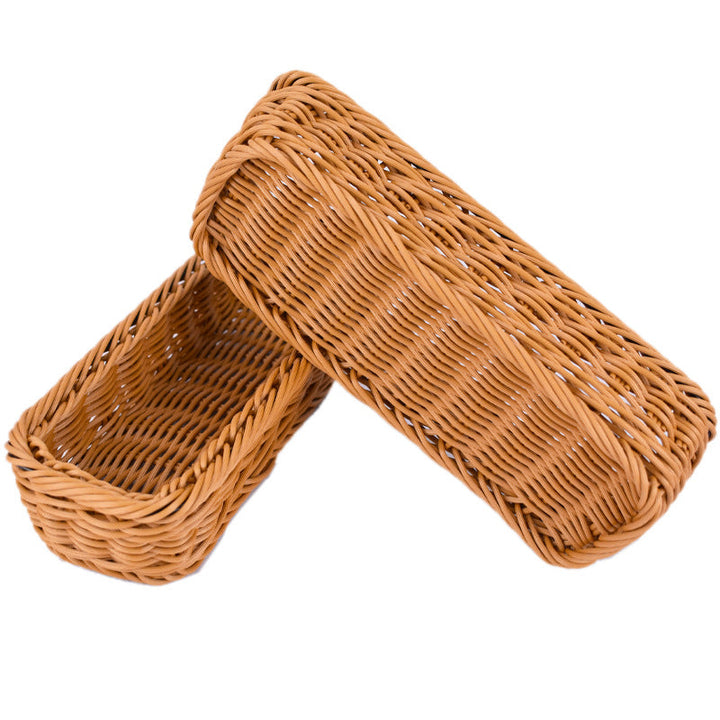 Stylish Woven Rectangular Serving Tray