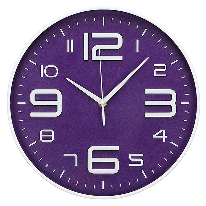 Wall clock with large dial and modern design