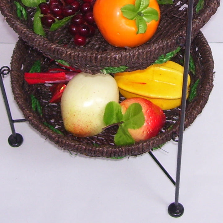 Multi-Tiered Fruit Display Rack