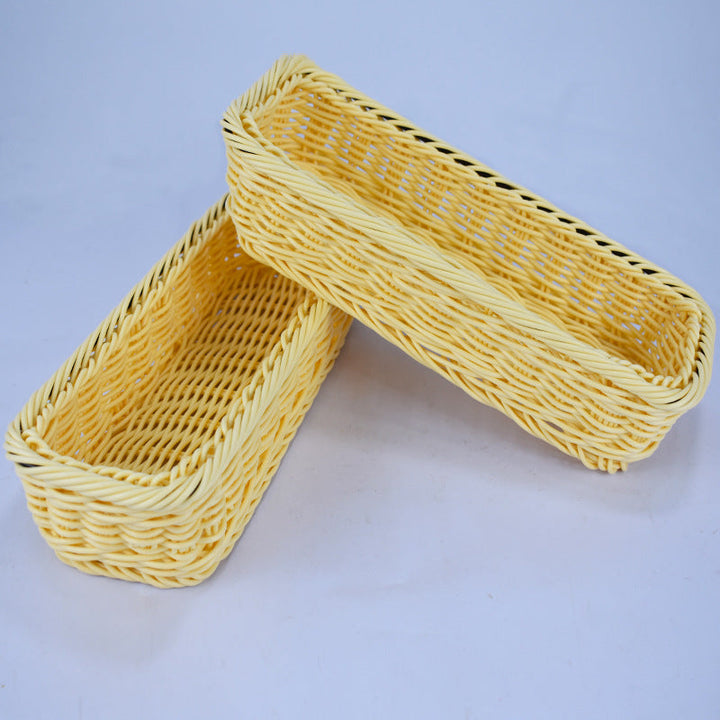 Stylish Woven Rectangular Serving Tray