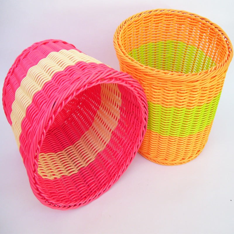 Colorful Woven Storage Basket