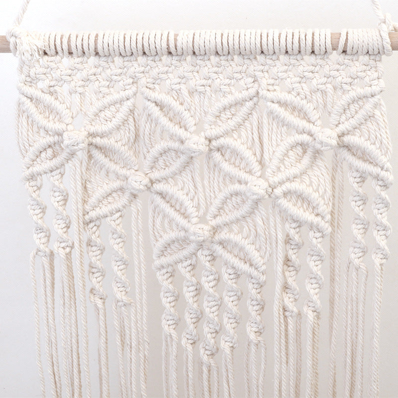 Macramé Wall Decor with Artistic Embellishments