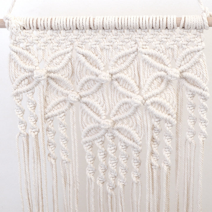 Macramé Wall Decor with Artistic Embellishments