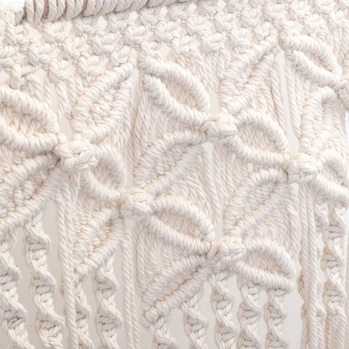 Macramé Wall Decor with Artistic Embellishments