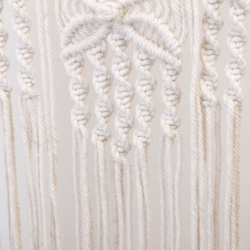 Macramé Wall Decor with Artistic Embellishments