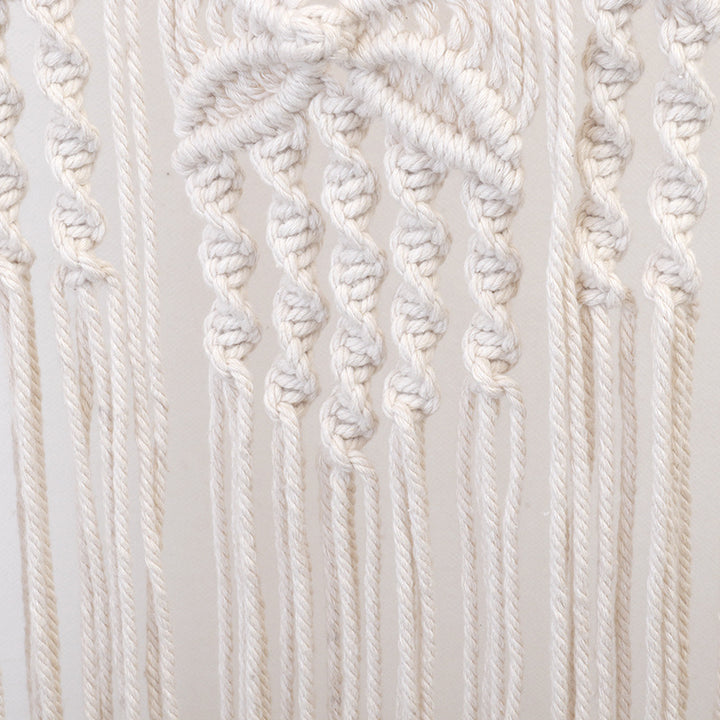 Macramé Wall Decor with Artistic Embellishments