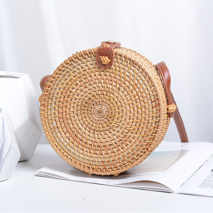 Round Basket Bag