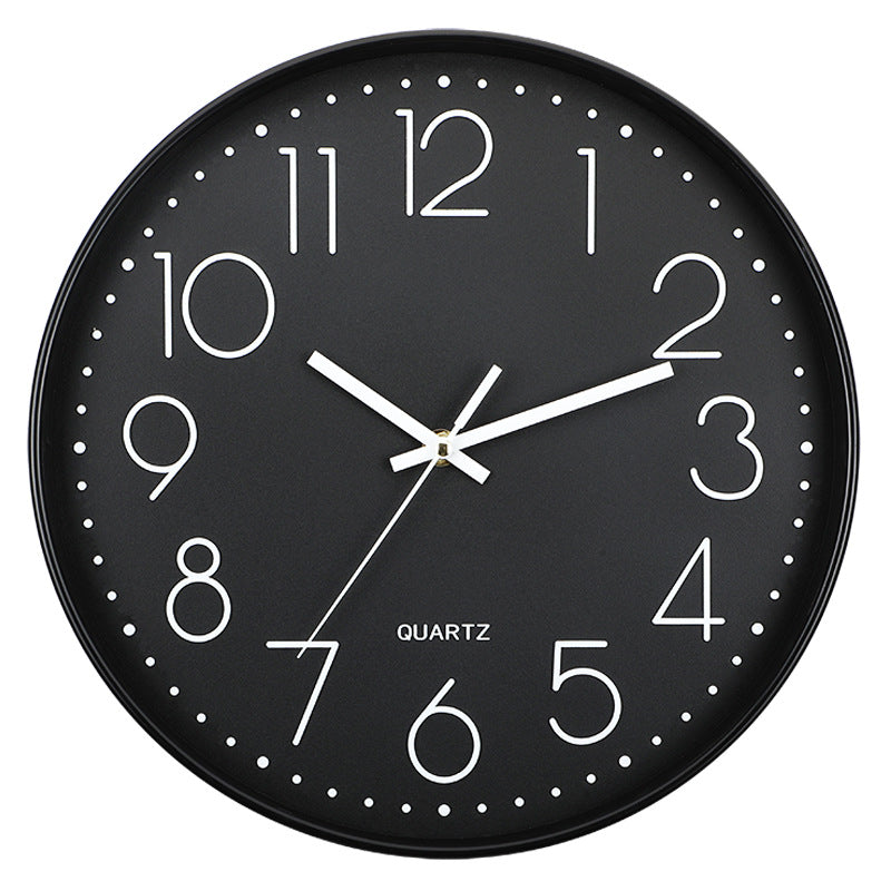 Wall clock in minimalist design