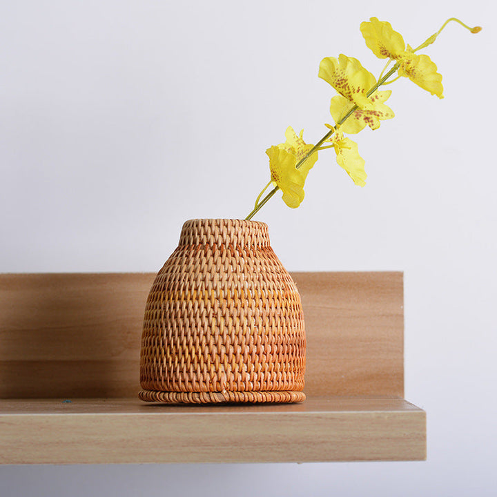 Handwoven decorative vase