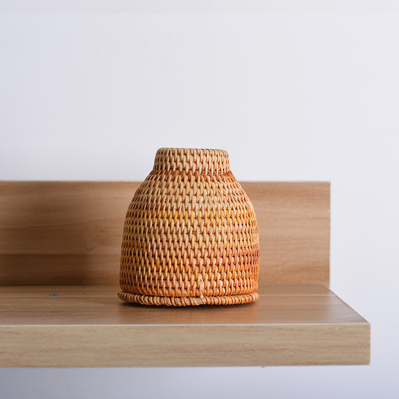 Handwoven decorative vase