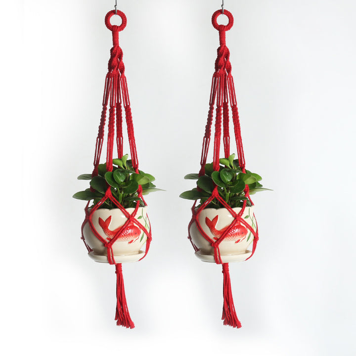 Hanging plant pot holder