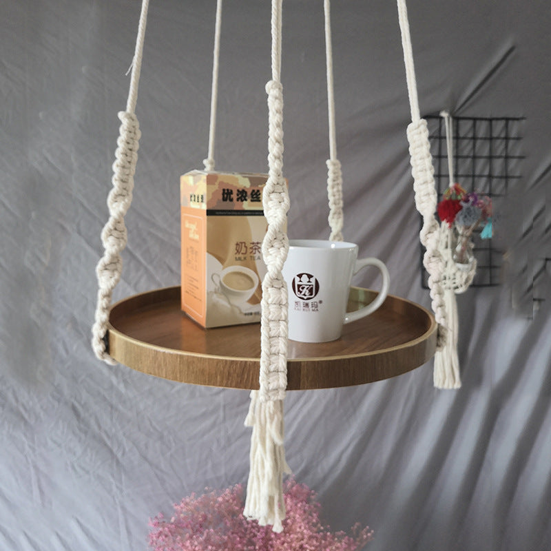 Hanging Macrame Shelf