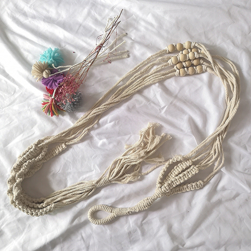 Hanging Macrame Shelf