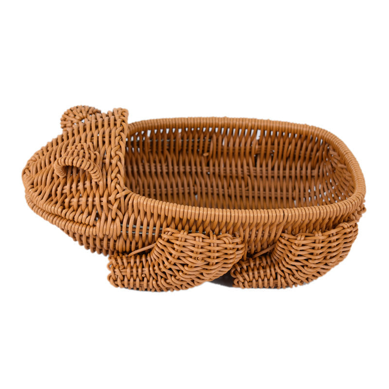 Cute Animal-Shaped Decorative Storage Basket