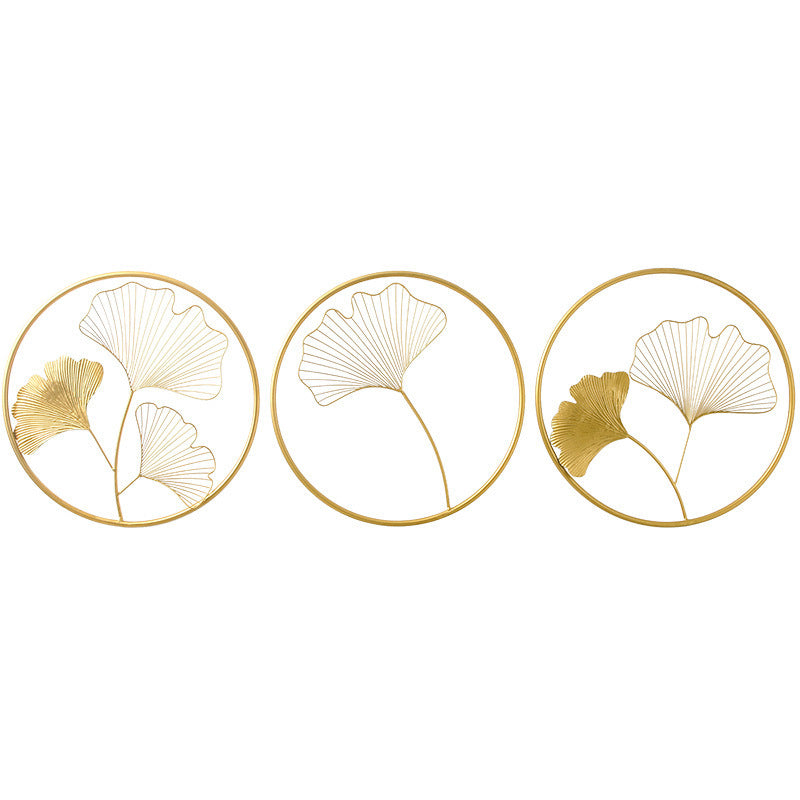 Decorative Metal Ginkgo Leaf Wall Art