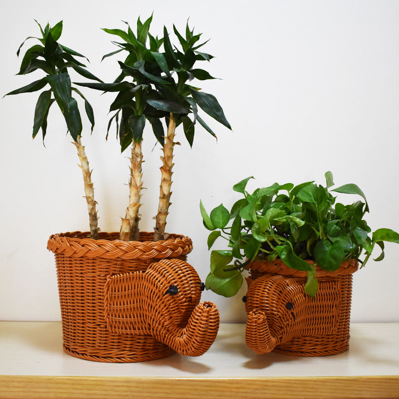 Cute Animal-Shaped Decorative Storage Basket