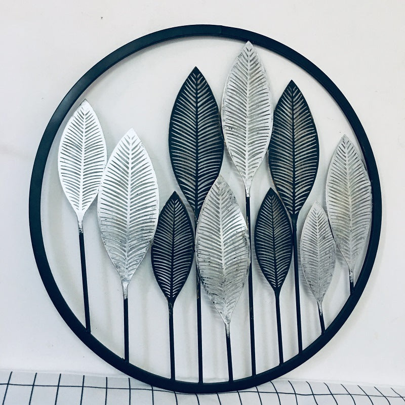 Decorative Gold Leaf Wall Art Sculpture