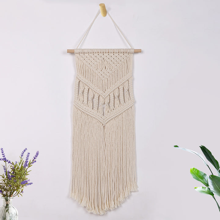Macramé Wall Hanging with Artistic Patterns