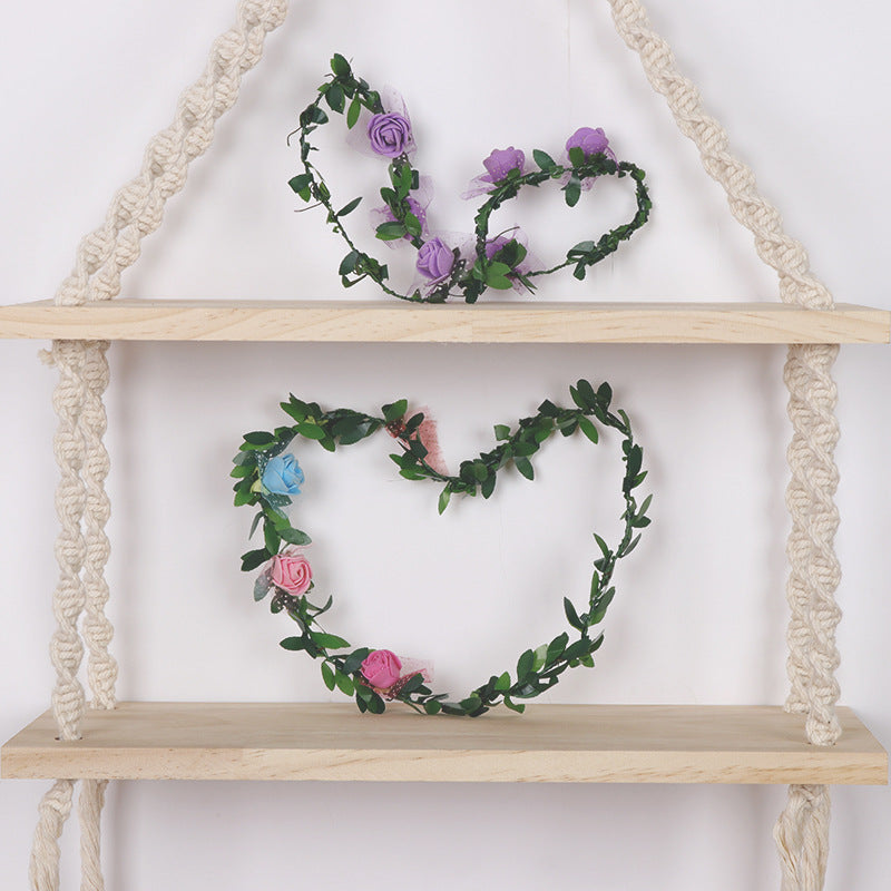 Macrame Hanging Shelf
