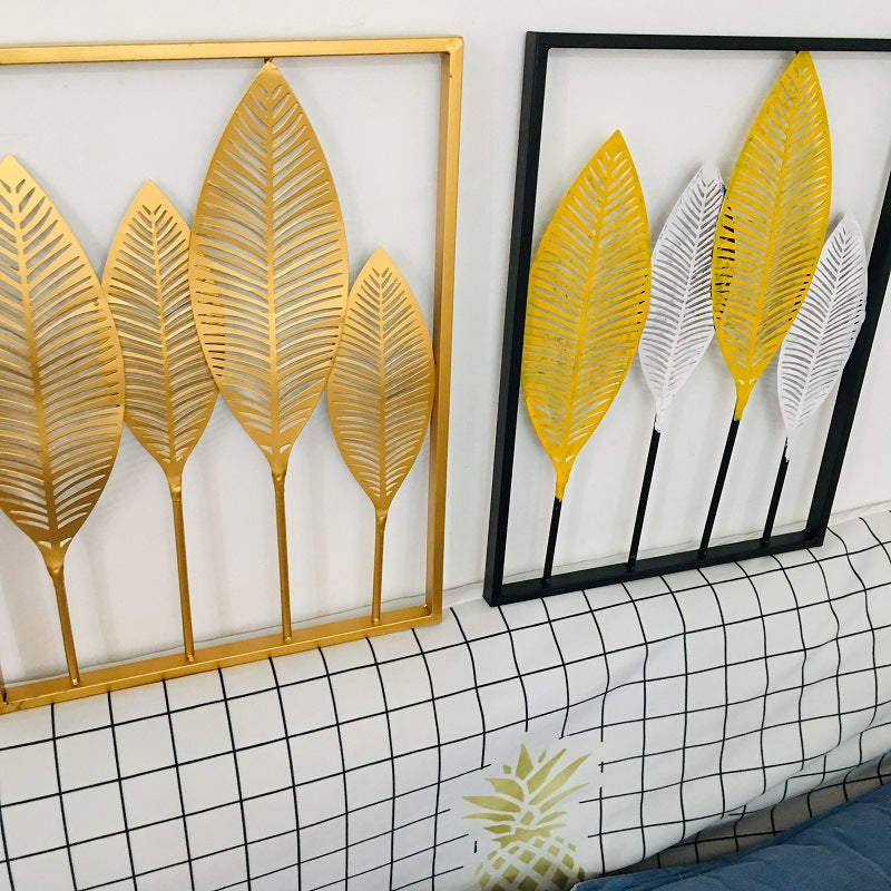 Leaf-Inspired Metal Wall Art