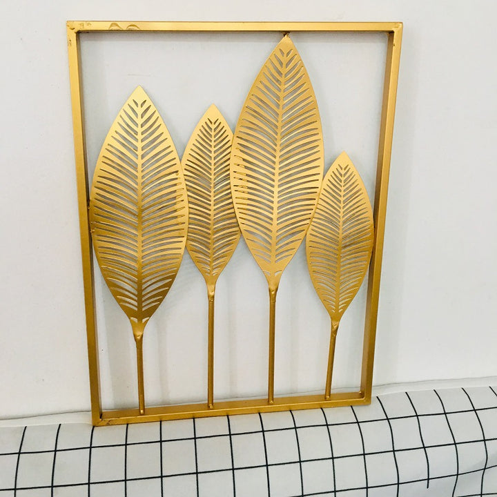 Leaf-Inspired Metal Wall Art
