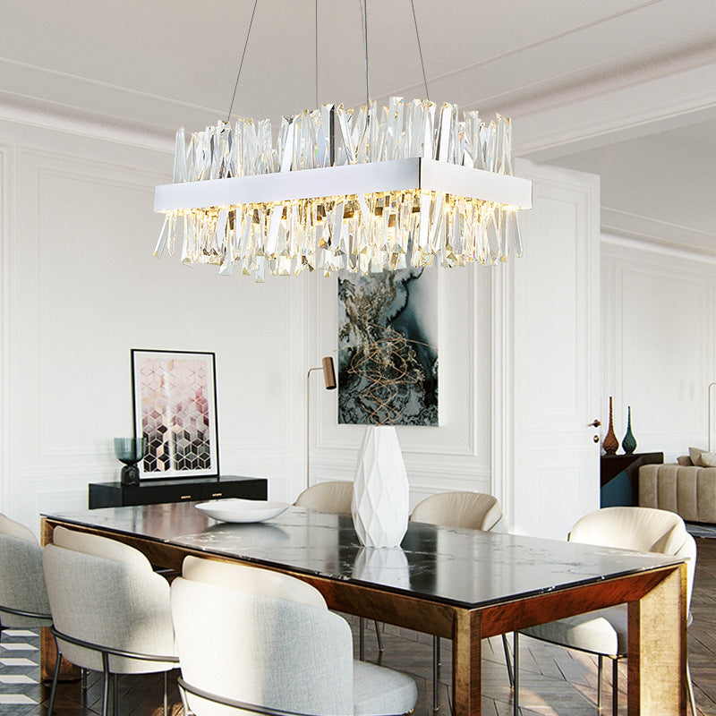 Elegant Crystal Ensemble Chandelier