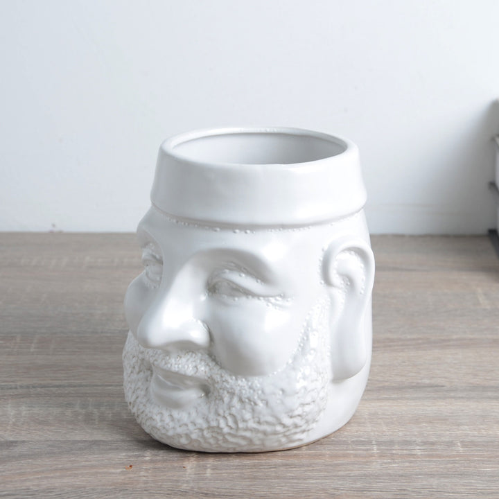 Decorative Plant Pot with Face