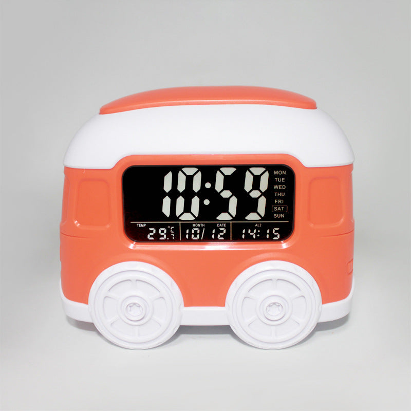 Digital Alarm Clock in Modern Bus Design